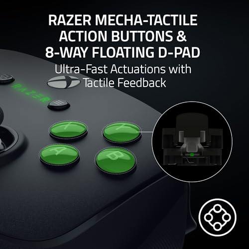 Razer Wolverine V3 Pro Wireless Gaming Controller: Licensed for Xbox Series X|S, Xbox One, Windows PC - 6 Remappable Buttons - Fast Triggers - Customizable Thumbsticks - Wired Tournament Mode - Black - color: Black