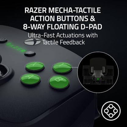 Razer Wolverine V3 Pro Wireless Gaming Controller: Licensed for Xbox Series X|S, Xbox One, Windows PC - 6 Remappable Buttons - Fast Triggers - Customizable Thumbsticks - Wired Tournament Mode - Black - color: Black