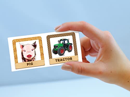 MasterPieces Kids Games - Old MacDonald's Farm Picture Dominoes - Game for Kids and Family - style: Old MacDonald's Farm