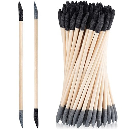 60 Pcs Sanding Sticks Double End Matchsticks Sanding Twigs Fine Detailing Polishing Sticks for Plastic Models Wood Hobby, 120/280 Grit, 5.4 x 0.3 Inch