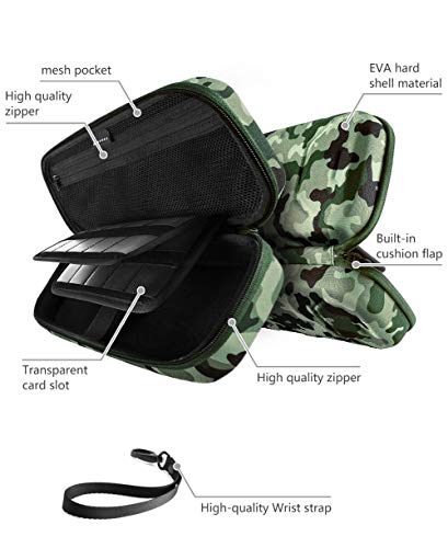 Mumba Carrying Case for Nintendo Switch OLED/Switch 1/Switch Lite, [Standard Version] Protective Travel Carry Case Pouch for Nintendo Switch Console & Accessories - color: Camouflage