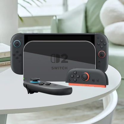 Switch 2 Dock Cover, Custom Faceplate Cover for Nintendo Switch 2 Charging Docking Station Scratch-Resistant & Abrasion-Resistant Hard PC Shell Protector, Transparent - color: Clear