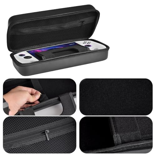 Travel Carrying Case Bag for Lenovo Legion Go Gaming Handheld | EVA Hard Shell, Fit Legion Go S 2025 / Go 8.8" 2023 / Go 2 2025, For Cable & Accessories, Protective Cover, Built in Stand