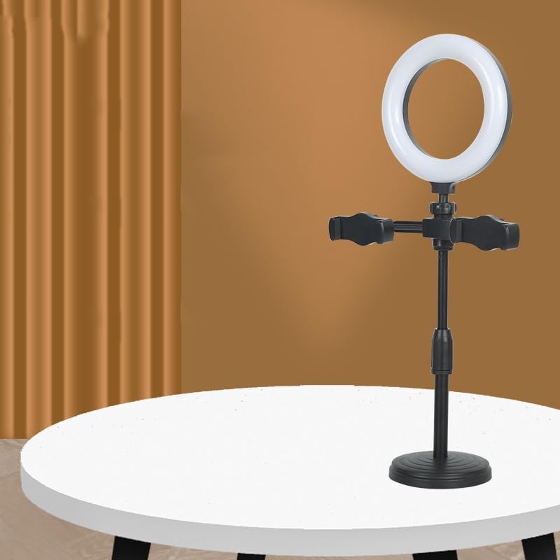 Position Fill Light Desktop Circular Live Streaming Bracket Selfie Beauty LED Fill Light Ringlight