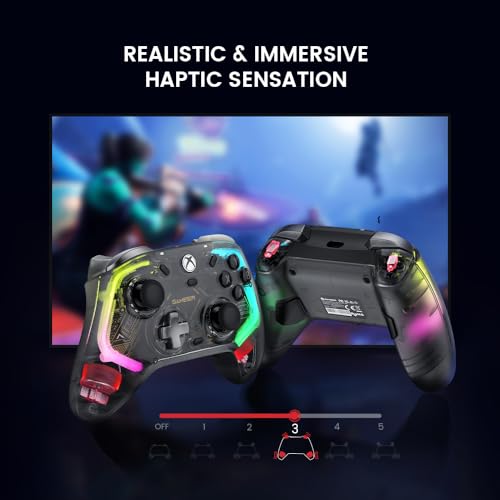 GameSir Kaleid Wired Controller for Xbox Series X|S, Xbox One,Windows 10/11 & Steam, Plug and Play Gaming Gamepad, Transparent Video Game Controller with Hall Effect Joysticks/Hall Trigger - size: Kaleid