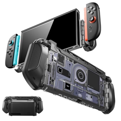 Mumba Blade Series Case for Nintendo Switch 2 [Dock Friendly] [Military-Grade Protection] Switch 2 Grip Protective Cover Shell, Quick-Release Joy-Con, Accessories for Switch 2 Controllers (Circuit) - color: Circuit