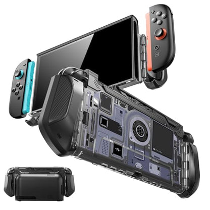 Mumba Blade Series Case for Nintendo Switch 2 [Dock Friendly] [Military-Grade Protection] Switch 2 Grip Protective Cover Shell, Quick-Release Joy-Con, Accessories for Switch 2 Controllers (Circuit) - color: Circuit
