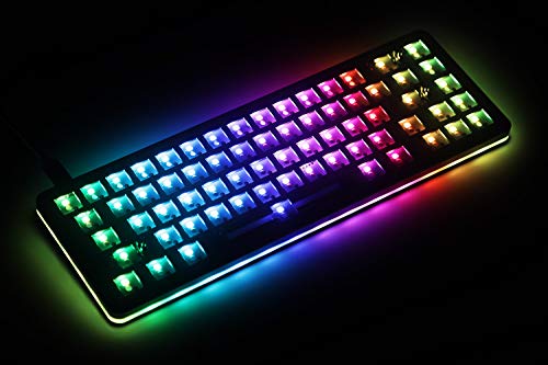 Drop ALT Mechanical Keyboard — 65% (67 Key) Gaming Keyboard, Hot-Swap Switches, Programmable Macros, RGB LED Backlighting, USB-C, Doubleshot PBT, Aluminum Frame (Barebones, Black) - color: Black, style: Barebones