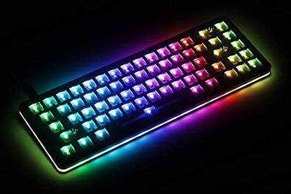 Drop ALT Mechanical Keyboard — 65% (67 Key) Gaming Keyboard, Hot-Swap Switches, Programmable Macros, RGB LED Backlighting, USB-C, Doubleshot PBT, Aluminum Frame (Barebones, Black) - color: Black, style: Barebones