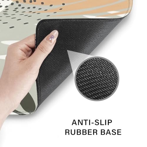 Desk Pad and Keyboard Wrist Rest, Large Mouse Pad + Keyboard Pad+Mouse Wrist Support, Non-Slip Desk Mat Protector for Office, Home 31.5×11.8 Inches Aesthetic Design - color: Aesthetic Design