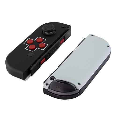 eXtremeRate DIY Replacement Shell Buttons for Nintendo Switch & Switch OLED, Classics NES Style Soft Touch Housing with Full Set Button for Joycon Handheld Controller - Console Shell NOT Included - color: Classic NES Style