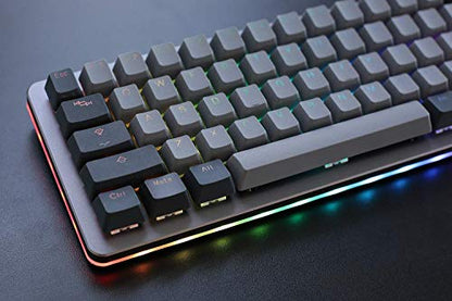 Drop ALT Mechanical Keyboard — 65% (67 Key) Gaming Keyboard, Hot-Swap Switches, Programmable Macros, RGB LED Backlighting, USB-C, Doubleshot PBT, Aluminum Frame (Cherry MX Brown RGB, Gray) - color: Space Gray, style: Cherry MX Brown RGB