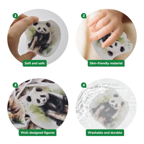 CHEFAN Jungle Animal Felt Board Story Pieces, Flannel Figures Precut Graph Wild Zoo Animals Themed for Preschool Early Learning Storytelling - 24 Pcs - color: C-animals