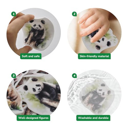 CHEFAN Jungle Animal Felt Board Story Pieces, Flannel Figures Precut Graph Wild Zoo Animals Themed for Preschool Early Learning Storytelling - 24 Pcs - color: C-animals