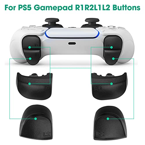 10 in 1 Replacement Controller Thumb Grip Buttons Tool Kit for Sony for PS5 Gaming Device Parts Accessories