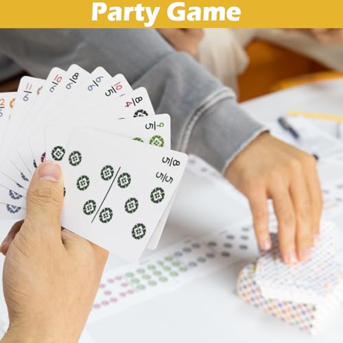 Mexican Train, Mini Travel Dominoes Game:105 Cards+1Hub for Mexican Train+8 Train Marker+1 Instruction+1 Scoresheet,Double 12 and Double 9 Dominoes Set,2-10 Players,Dot Dominoes,Travel Dominoes