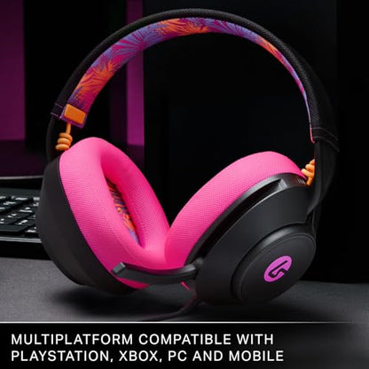 PowerA LucidSound LS10 Wired Gaming Headset - Midnight Surf, Works with PlayStation, Xbox, PC, Mobile, and Other Compatible Devices, Designed for Comfort, Premium Audio, Quick-Access Audio Controls - style: Midnight Surf