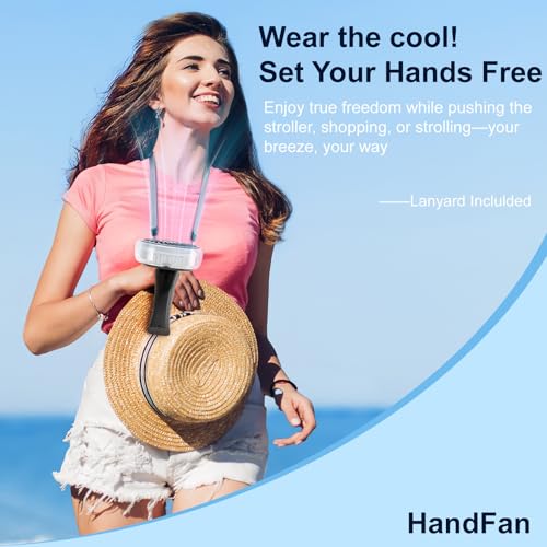 HandFan Upgraded Handheld Misting Fan, Portable Mister Fan, Personal Spray Water Mist Fans Rechargeable, Foldable Electric Mini Fans for Summer Beach Travel Makeup Concerts, Gifts for Women(Black) - color: Black, style: HF318C