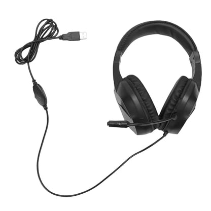 Wired Gaming Headset, 7.1 Surround Stereo Noise Cancelling Mic, 40mm Driver PC Headphones with RGB Lighting Memory Foam Cushion for PC (#11) - color: #11