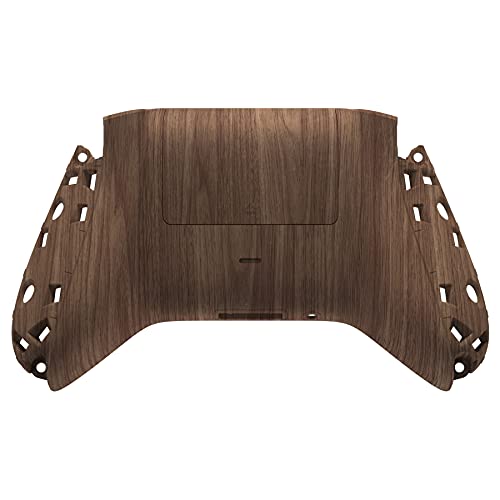 eXtremeRate Custom Back Cover Shell for Xbox Series X & S Controller, Wood Grain Replacement Controller Battery Cover & Bottom Shell - color: Wood Grain