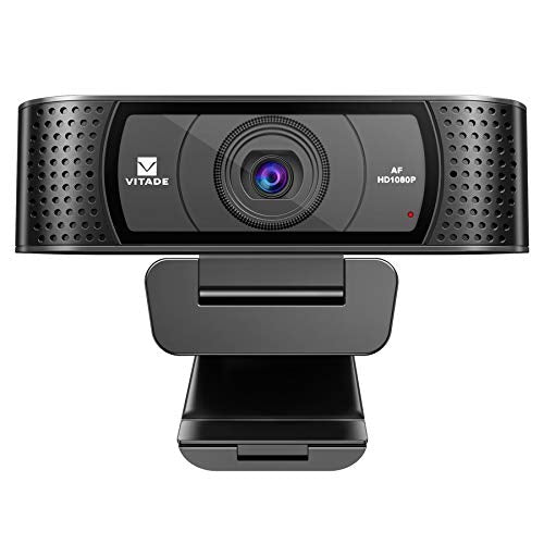 HD Webcam 1080P with Microphone & Cover Slide, 928A Pro USB Computer Web Camera Video Cam for Streaming Gaming Conferencing Mac Windows PC Laptop Desktop