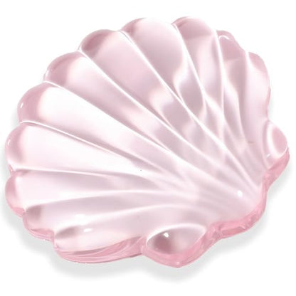 Gel Wrist Rest for Keyboard and Mouse Pink Transparent Shell Keyboard Wrist Rest Ergonomic Cute Pink Clear Cool Seashell Mouse Wrist Pad Silicone Non-Slip Support for Computer Gaming Home Office - color: Seashell Pink