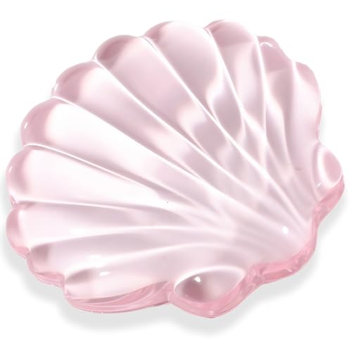 Gel Wrist Rest for Keyboard and Mouse Pink Transparent Shell Keyboard Wrist Rest Ergonomic Cute Pink Clear Cool Seashell Mouse Wrist Pad Silicone Non-Slip Support for Computer Gaming Home Office - color: Seashell Pink