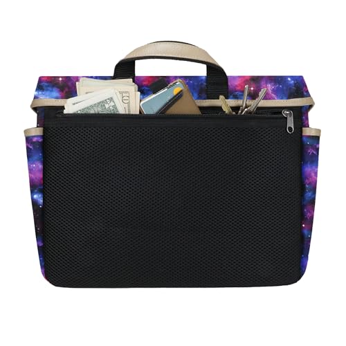 ENHANCE Designer Edition DnD Bag - RPG Player's Dungeons and Dragons Messenger Bag Fits Player's Handbook, Binders, Dice - color: Galaxy