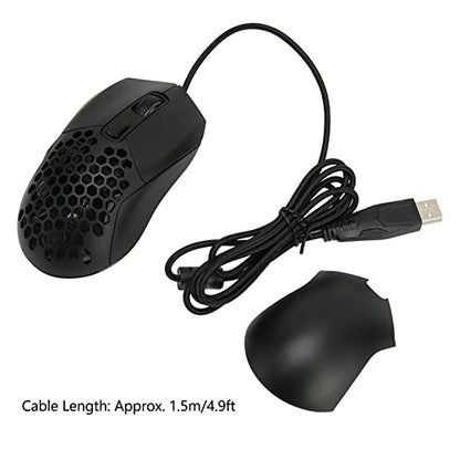 Wired Gaming Mouse, Wired Mouse with Honeycomb Shell 7200 DPI, 6 Programmable Buttons, RGB Backlight, Ergonomic Computer Mouse for PC Laptop