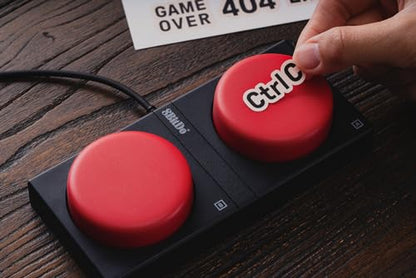 8Bitdo 87 Keys Retro Mechanical Keyboard, Bluetooth/2.4G/USB-C Hot Swappable Gaming Keyboard with Dual Super Programmable Buttons and Super Stick, Volume knob for Windows and Android - C64 Edition - color: C64 Edition