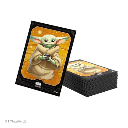 Star Wars Unlimited Grogu Art Sleeves | Gamegenic Officially Licensed Pack of 60 Art Sleeves & 2 Clear Sleeves, Optimized Size for Star Wars Unlimited TCGs and LCGs