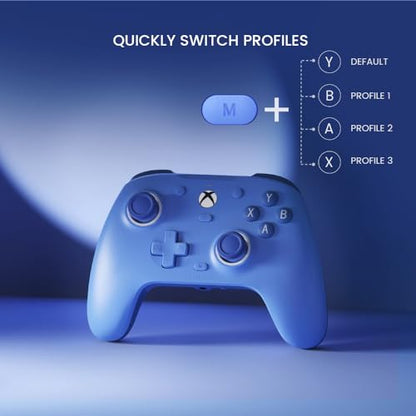GameSir G7 SE Wired Controller for Xbox Series X|S, Xbox One & Windows 10/11, Plug and Play Gaming Gamepad with Hall Effect Joysticks/Hall Trigger, 3.5mm Audio Jack (Blue) - color: Blue