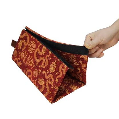 Holder for Playing Cards and Bingo Pull Tabs, Foldable Hands Free for Kids and Adults (Year of The Dragon) - color: Dragon