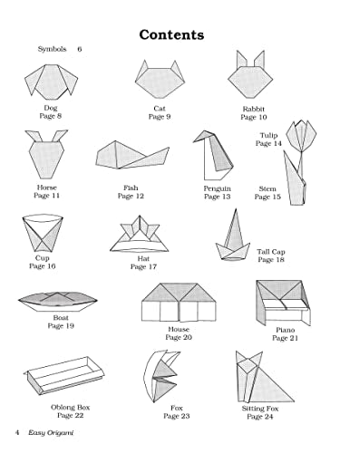 Easy Origami (Dover Origami Papercraft)over 30 simple projects