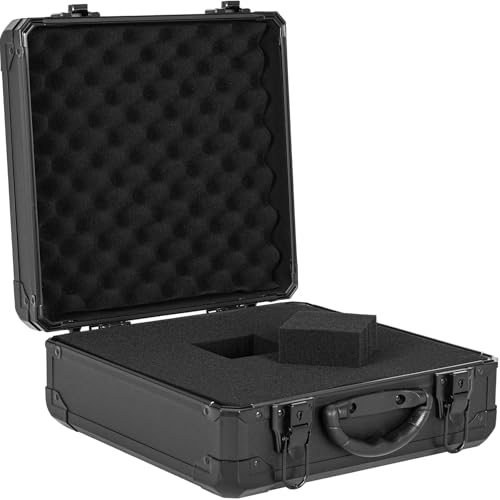 Protective Hard Case Shockproof Water-resistant with Customized DIY Foam Insert fit for Camera, Laptops, etc, 12.2 X 12.2 X 4.5-Inch - size: Inner：11.7''X 11.5''X 5 ''