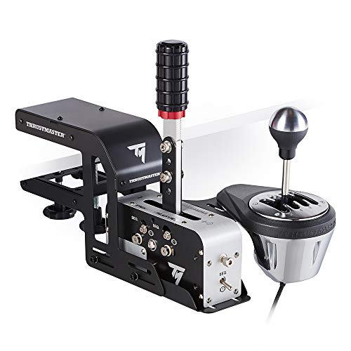 Thrustmaster Racing Clamp 100% Metal Sim Racing Mount - PS5, XBOX & PC | Sturdy stability, fits 15-50 mm desks, 2 tightening screws, left or right configs, fits TSS Handbrake and TH8A Shifter