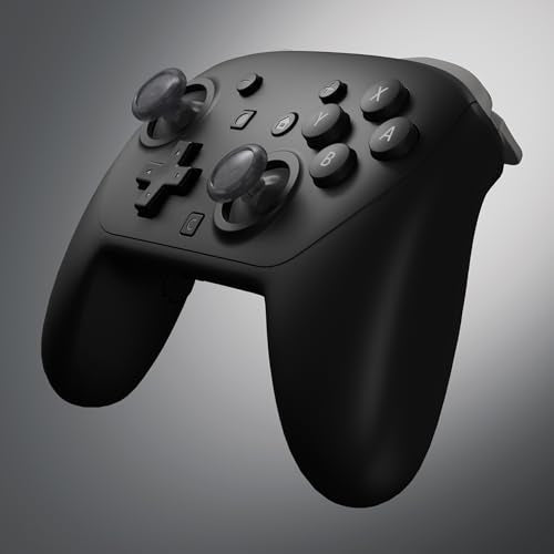 eXtremeRate Replacement 3D Joystick for Nintendo Switch 2 Pro Controller, Left Right Analog Stick Thumbsticks with Screwdriver Tools for Switch 2 Pro, Multi-Colors Options - Clear Slate Black - color: Clear Slate Black