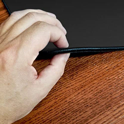 Board Game Playmat [3.5'x5.5'/Thick Super Cushioned/Stitched Edge/Water Resistant] with Carrying Case - for Tabletop Board Games, Card Games, RPG Games (Large, Black) - color: Black, size: Large (3.5'x5.5')