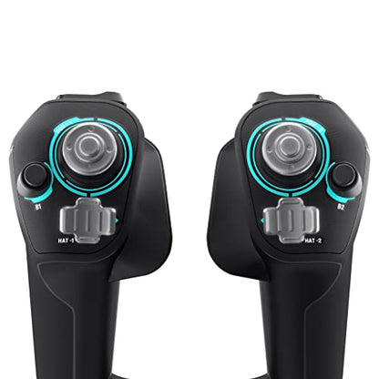 Turtle Beach VelocityOne Flight Universal Control System - Xbox Series X & Xbox Series S, Xbox One & Windows 10 & 11 PCs with Yoke Handle, Throttle Quadrant, Trim Wheel & Rudder Controls | Xbox Series X|S, Xbox One, Windows PC, Complete Controls, Yoke Han