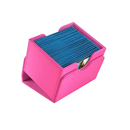 GameGenic Deck Box – Sidekick XL Pink 100CT – Durable and Sturdy TCG, OCG, CCG Card Storage – Compatible with Pokemon, Yugioh, Commander, and MTG Magic: The Gathering Cards - color: Pink