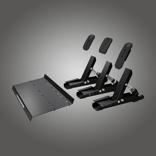 Thrustmaster Raceline Pedals III Modular Sim Racing Pedals - PS5, XBOX & PC | 3-pedal all-metal build, H.E.A.R.T sensors, 3 pressure adjustments, multiple springs, non-slip pads, load-cell upgrade ready - style: Raceline Pedals III
