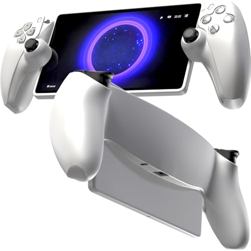 for PS5 Portal Silicone Protective Cover, Soft PS5 Skin Case for PlayStation Portal 2023 Remote Player, Shock-Hard Cover Accessories Skin - White - color: White