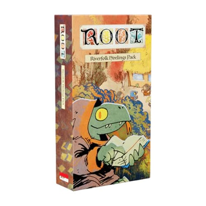 Root: Riverfolk Hirelings Pack Expansion by Leder Games | Ages 10+ | 2-4 Players | Add Allied Hirelings, New Tactical Options & Enhanced Replayability - style: Root Riverfolk Hirelings Pack