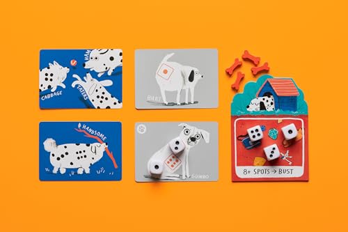 Spots Dice Game – A Game about Rolling Dice, Pushing Your Luck, and Dogs!