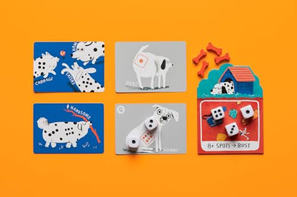 Spots Dice Game – A Game about Rolling Dice, Pushing Your Luck, and Dogs!