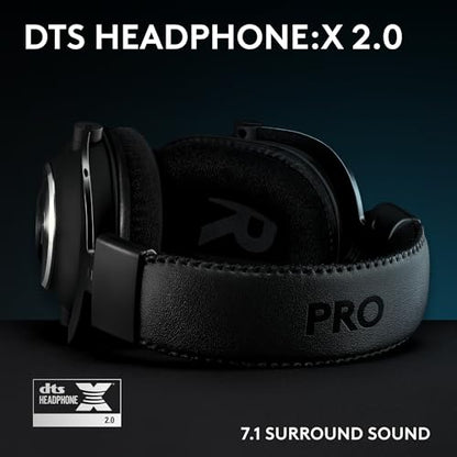 Logitech G PRO X SE Wired Gaming Headset - Black | Blue VO!CE Detachable Boom Mic, DTS 7.1, 50 mm Drivers, USB/3.5mm Aux, USB DAC Included for PC - size: Wired, style: Special Edition