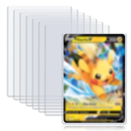 Rainmae 12 Pack 5.4" x 7.5" Jumbo Card Sleeves, Rigid Photocard Protectors for Oversized Trading Cards Sheet Protectors, Paper Sleeves Jumbo Sports Cards Sleeves Hard Plastic Document Holder Protector - size: 5.4" x 7.5"(12 Pcs)
