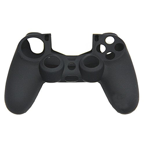 OSTENT Protective Silicone Gel Soft Case Cover Pouch Sleeve for Sony PlayStation 4 PS4 Controller Color Black - color: Black