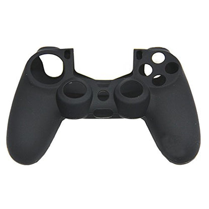 OSTENT Protective Silicone Gel Soft Case Cover Pouch Sleeve for Sony PlayStation 4 PS4 Controller Color Black - color: Black