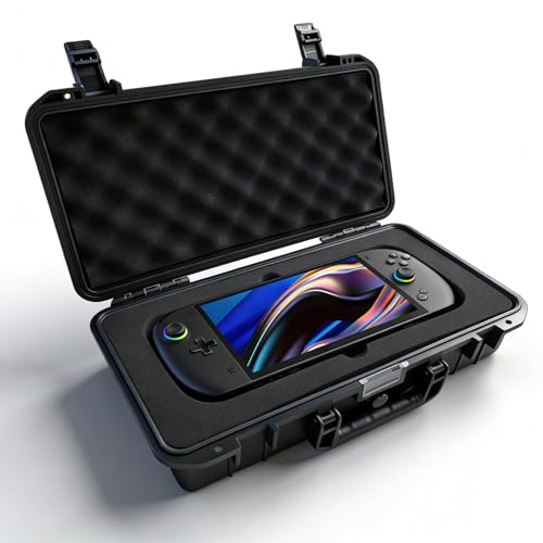 Carrying Case Waterproof Bag for OneXPlayer OneXfly Apex Gaming Handheld PC,Hard Shell Cover Protective Storage Bag Travel Case for OneXPlayer Apex Portable Console Battery,Accessories